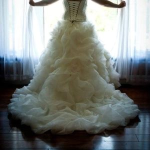 Size 14 Swarovski crystal wedding dress